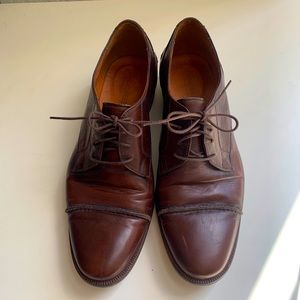 Madewell Cognac Brown Leather Oxfords / Derby